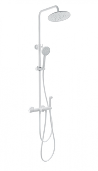 Душевая стойка Wonzon & Woghand WW-B3097-A-MW с техническим душем и термостатом