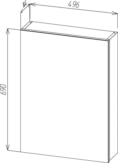 Мебель для ванной Sanstar Практик Каскад 50