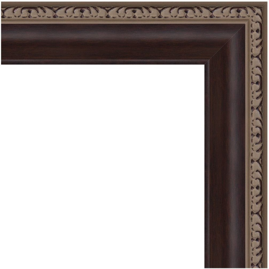 Зеркало Evoform Definite BY 3644 63x83 см махагон с орнаментом