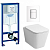 Инсталляция Grohe Rapid SL 38772001 с кнопкой + унитаз подвесной CeramaLux TR5171