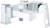 Смеситель на борт ванны Grohe Eurocube 23143000 Смеситель на борт ванны Grohe Eurocube 23143000