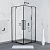 Душевой уголок RGW Stilvoll SV-33B 100х100х200 профиль черный, стекло прозрачное