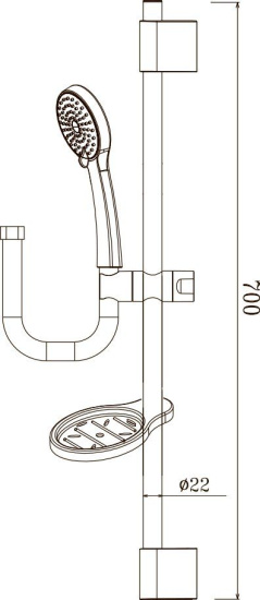 Душевой гарнитур Olive'S BD02