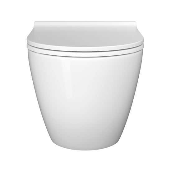 Инсталляция с унитазом VitrA Mia Round 9873B003-7201 с кнопкой хром
