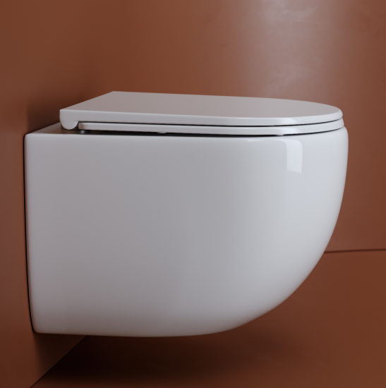 Инсталляция Viega Prevista Dry 792831 с кнопкой + унитаз подвесной Ceramicanova UP Rimless CN4007