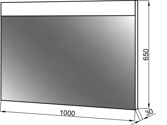 Зеркало Cerutti SPA Эмилия 100 LED