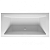 Акриловая ванна Riho Rething Cubic 180x80 см