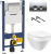 Инсталляция Geberit Duofix Delta 458.124.21.1 3 в 1 + унитаз подвесной Am.Pm Spirit FlashClean с сиденьем