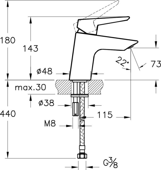 Душевой комплект VitrA Solid S A49227EXP