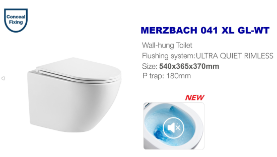 Подвесной унитаз WeltWasser SK Merzbach 041 XL GL-WT