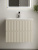 Тумба с раковиной Sancos Snob R 60 Beige Soft SNR60CE, подвесная Тумба с раковиной Sancos Snob R 60 Beige Soft SNR60CE, подвесная
