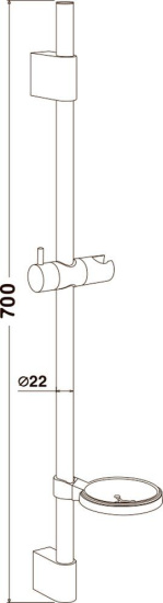 Душевая штанга Olive'S BD01