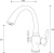Смеситель для кухни Zorg Sanitary ZR 340 YF BR