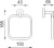 Полотенцедержатель Nofer Line 16504.B глянцевый