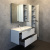 Тумба с раковиной Comforty Бруклин 90, подвесная, белая сосна Тумба с раковиной Comforty Бруклин 90, подвесная, белая сосна