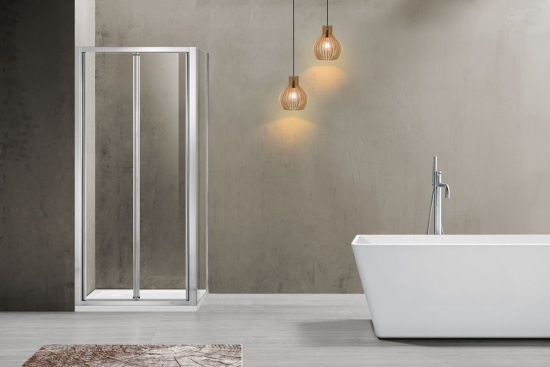 Душевой уголок Vincea Garda VSR-1G8090CL 90x80 см, профиль хром, стекло прозрачное