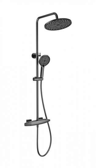 Душевая стойка Wonzon & Woghand Neo WW-B3035-A1-BGG с термостатом