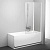 Шторка на ванну Ravak CVS2-100 R Transparent, профиль белый