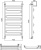 Полотенцесушитель водяной Aquanerzh Зигзаг с полкой 120х40 Полотенцесушитель водяной Aquanerzh Зигзаг с полкой 120х40