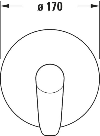 Смеситель для душа Duravit B.1  B14210010010 хром