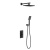 Душевая система с термостатом Timo Petruma SX-5059/03SM черная встраиваемая