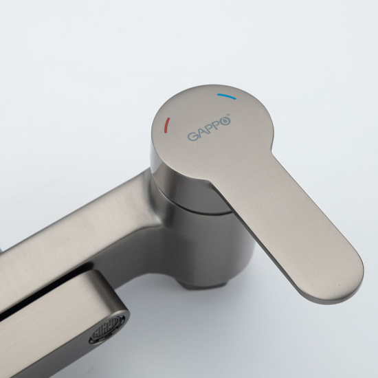 Душевая стойка Gappo G2499-39, оружейная сталь