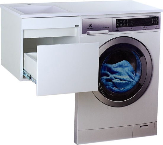 Мебель для ванной Misty Фостер 40 подвесная, под стиральную машину