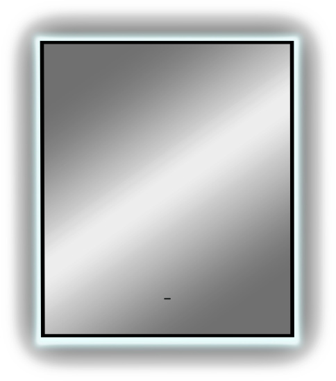 Зеркало Diwo Элиста 60 черное, с подсветкой, инфракрасный выключатель