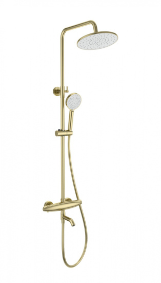 Душевая стойка Wonzon & Woghand Capsule WW-B3031-A3-BG с термостатом