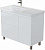 Тумба с раковиной Aquanet Nova Lite 2.0 90 L напольная, белый глянец
