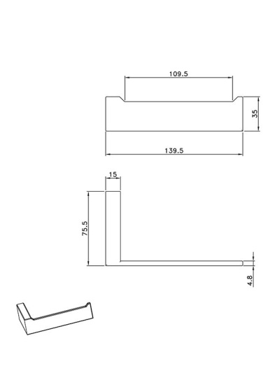 Держатель туалетной бумаги Altrobagno Aperto 080906 Cr
