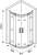 Душевой уголок Good Door Galaxy R-TD-90-C-B Душевой уголок Good Door Galaxy R-TD-90-C-B