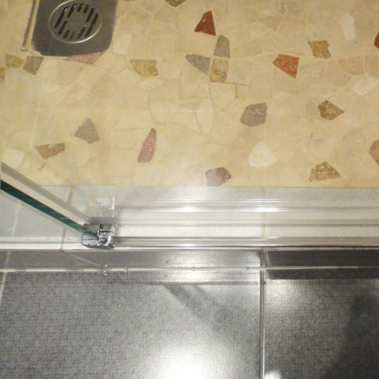Душевая дверь в нишу GuteWetter Slide Door GK-862 левая 105 см стекло бесцветное, профиль хром