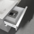 Тумба с раковиной Villeroy & Boch Venticello A92402 60 glossy grey, с белыми ручками