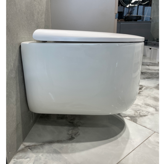 Унитаз подвесной Boheme Flow 969-SET-L с сидением