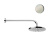 Верхний душ Webert AC0013345METAL, никель Верхний душ Webert AC0013345METAL, никель