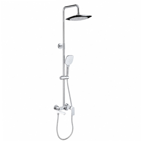 Душевая стойка Gappo G2448 белый/хром