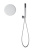 Душевой гарнитур Webert Shower Set AC1046740, белый Душевой гарнитур Webert Shower Set AC1046740, белый