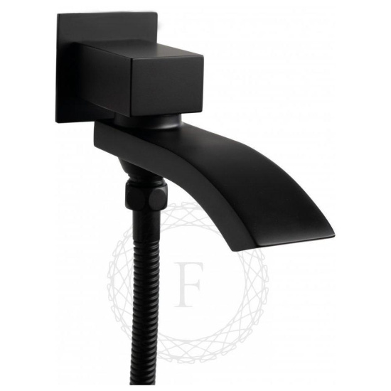 Душевая система Filarete Waterfall FL1012BL, черный