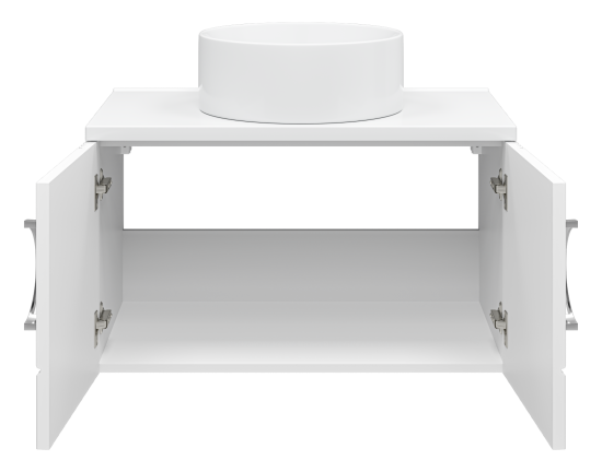 Тумба с раковиной Misty Ярина 80 подвесная, со столешницей