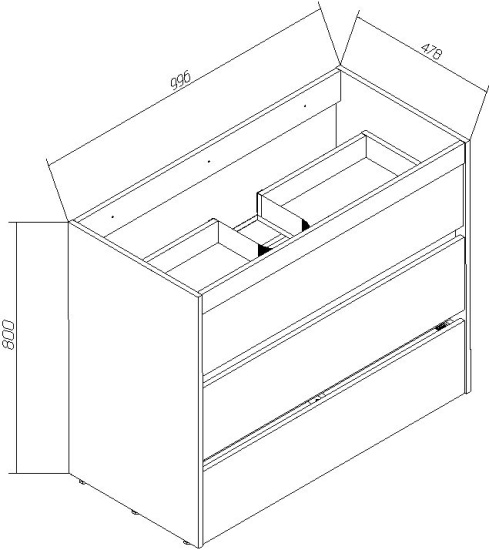 Мебель для ванной Art&Max Family 75 напольная, Pino Siberia