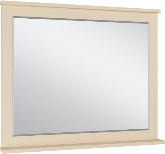 Зеркало Misty Марта 100 бежевое, с полкой