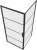 Душевой уголок Bravat Blackline BS090.2115B 90х90х195