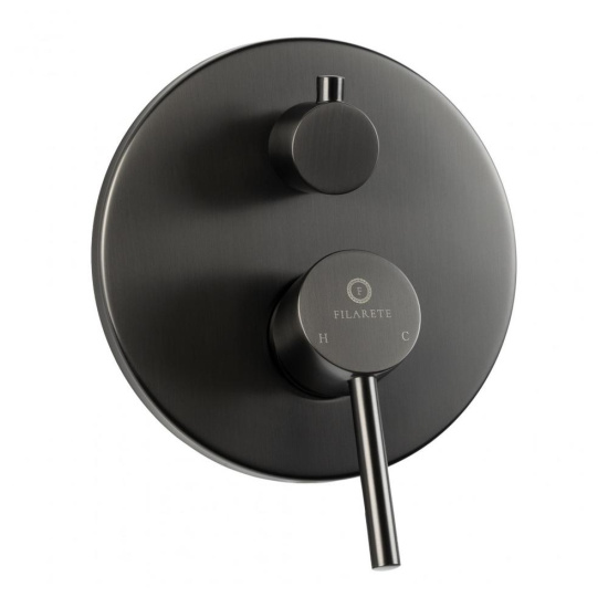 Душевая система Filarete Roun FL1028BG, графит