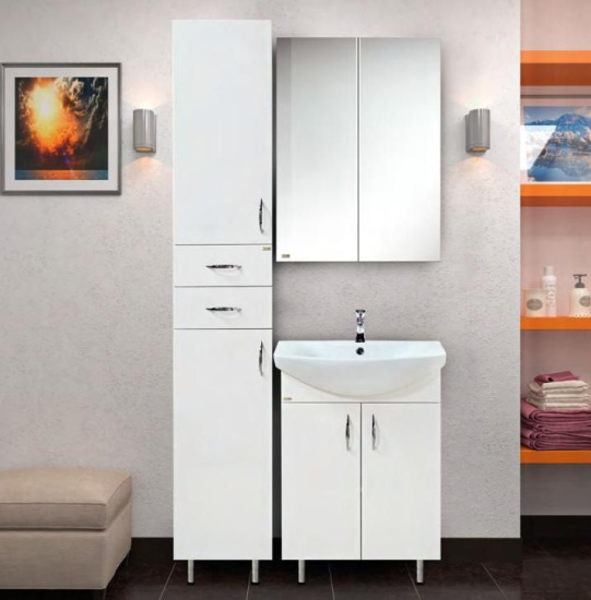 Тумба с раковиной Misty Балтика 65 прямая