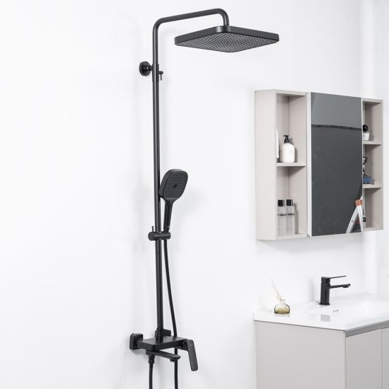 Душевая стойка Gappo G2428-6, черный