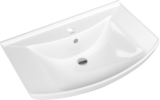 Тумба с раковиной Misty Орхидея 75 бежевая эмаль