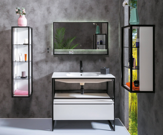 Мебель для ванной Armadi Art Loft 100 белая, напольная