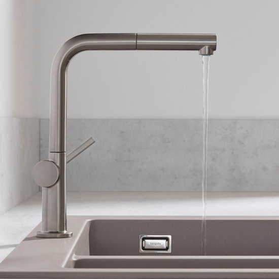 Смеситель для кухни Hansgrohe Talis M54 72808800 сталь
