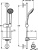 Душевой гарнитур Ideal Standard IdealRain B9501AA Душевой гарнитур Ideal Standard IdealRain B9501AA